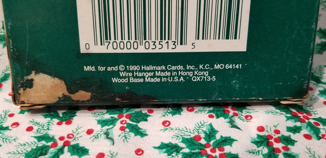 Hallmark Ornament Display Stand Solid Wood Base Ornament Etsy