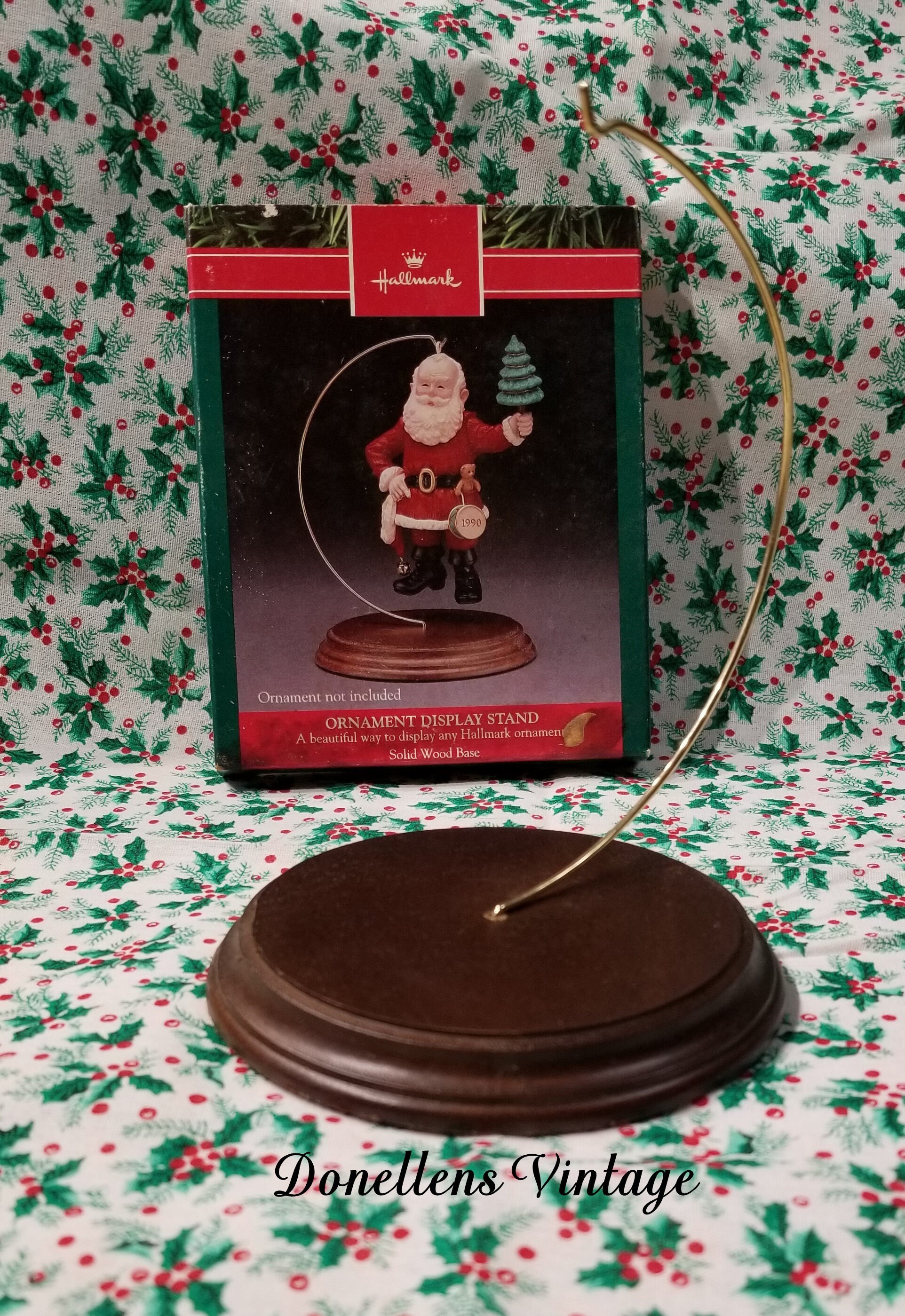 Hallmark Ornament Display Stand Solid Wood Base Ornament Etsy