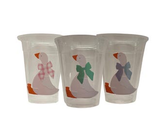 Goose Birthday Party Cups: Silly Goose Theme, 9oz