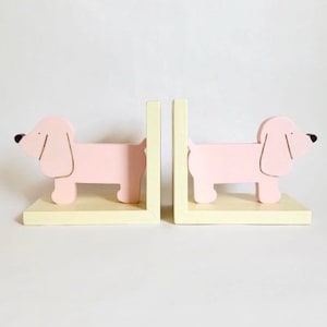 Bookends, Dog Bookends, Nursery Bookends, Puppy Bookends, Baby Shower Gift, Toddler Room Decor