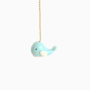 Whale Decorative Fan Pull Chain, Whale Fan Pull Chain, Whale Pull Chain, Whale Nursery