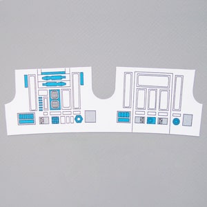 Vintage Star Wars R2-D2 Replacement Sticker Decal