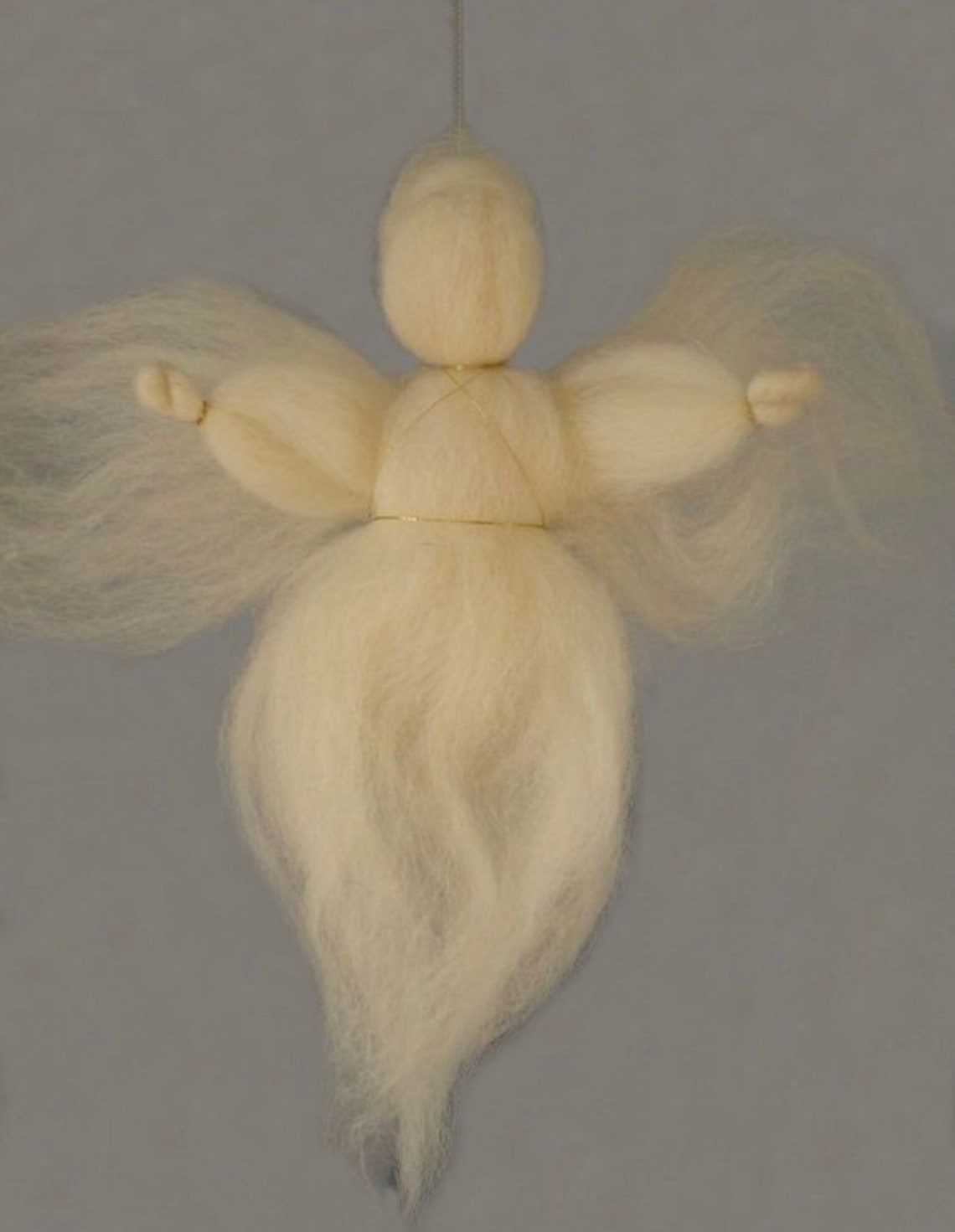 Wool Roving Angel Ornament Kit Etsy