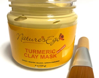 Turmeric Clay Mask with rice