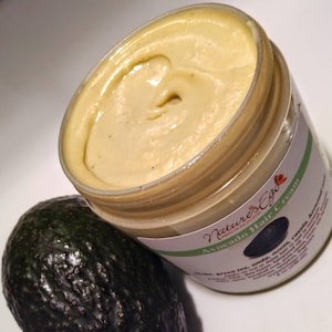 Avocado Hair Cream (chebe, amla, neem, cassia, horsetail root, shea butter, hempseed oil, hair butter, hair cream, sealant, moisturizer)