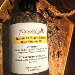 Jamaican Black Castor Hair Vitamin Oil (chebe option, biotin, e, b2, b6, b9, b12, C, D, E, Iron, Zinc)