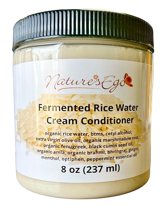 Fermented Rice Water Cream Conditioner (black cumin seed, ayurvedic, fenugreek, healthy hair, deep conditioner, all hair types)