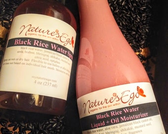 BLK Rice Water Hair Rinse (ayurvedic, black castor oil, hair rinse, conditioner)