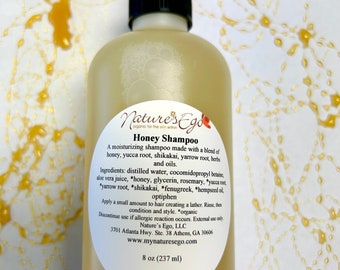 Honey Shampoo (yucca root, shikakai, yarrow root)