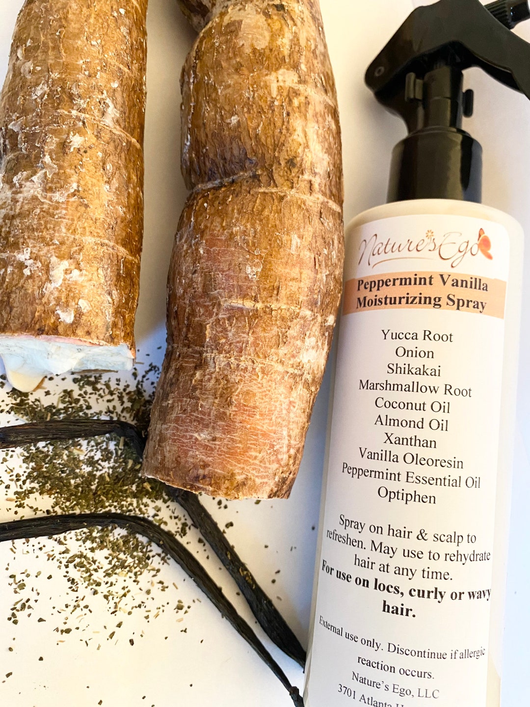 Peppermint Vanilla Moisturizing Spray microlocs Sisterlocks Etsy