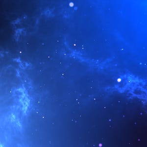 Superposiciones de vídeo en bucle multicolor con efecto de nubes espaciales y purpurina, versión 1.1