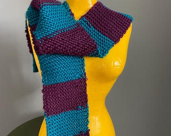 Blue/Purple Strip Scarf