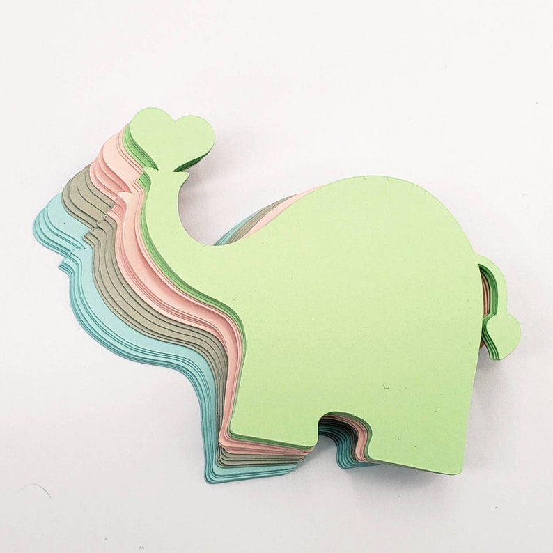 Elephant Die Cut Paper Shapes Elephant Cut Outs Elephant Etsy Canada