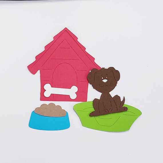 Dog Die Cuts Paper Dog Cut Outs New Pet Scrapbook | Etsy