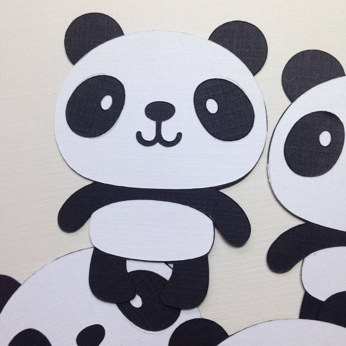 Panda Bear Die Cuts Paper Panda Bear Cut Outs Cute Panda - Etsy Canada