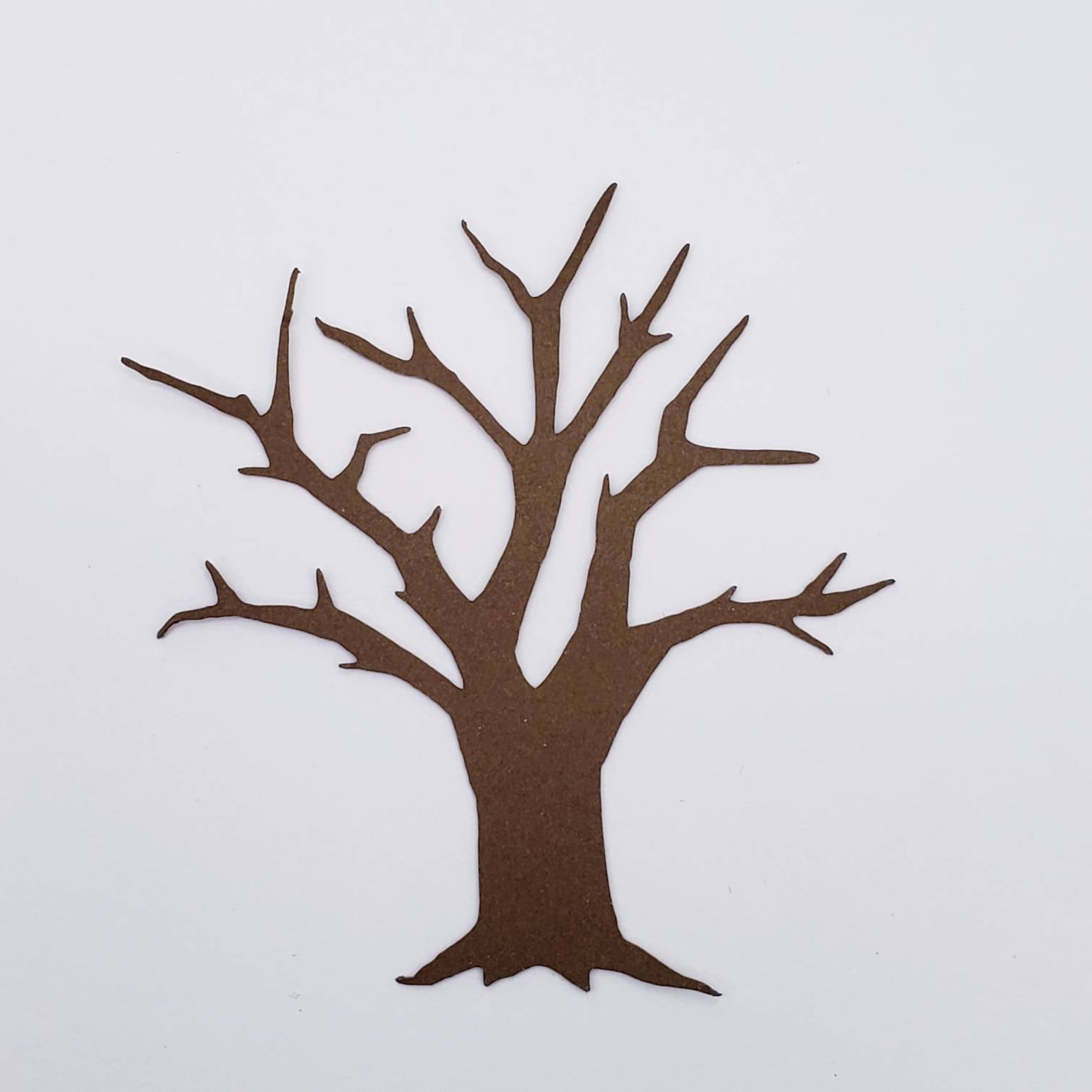 Fall Tree Die Cut Paper Shapes Paper Tree Shapes Tree Die Etsy Canada