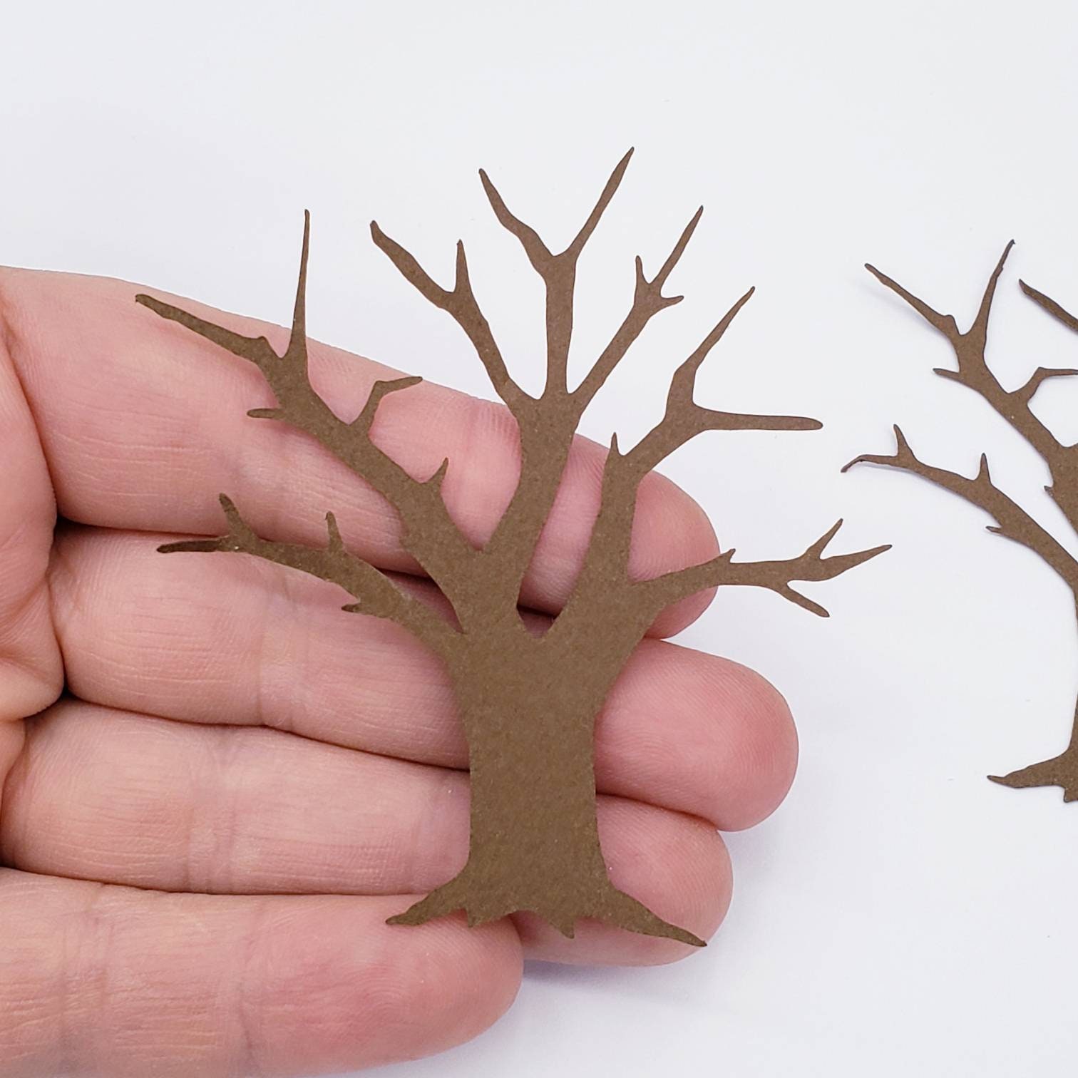 Fall Tree Die Cut Paper Shapes Paper Tree Shapes Tree Die Etsy Canada