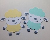 Baby Shower Decorations ~ Gender Neutral Baby Shower Ideas, Lamb Party Decor, Sheep Baby Shower, Green Lamb Decor, First Birthday Ideas,