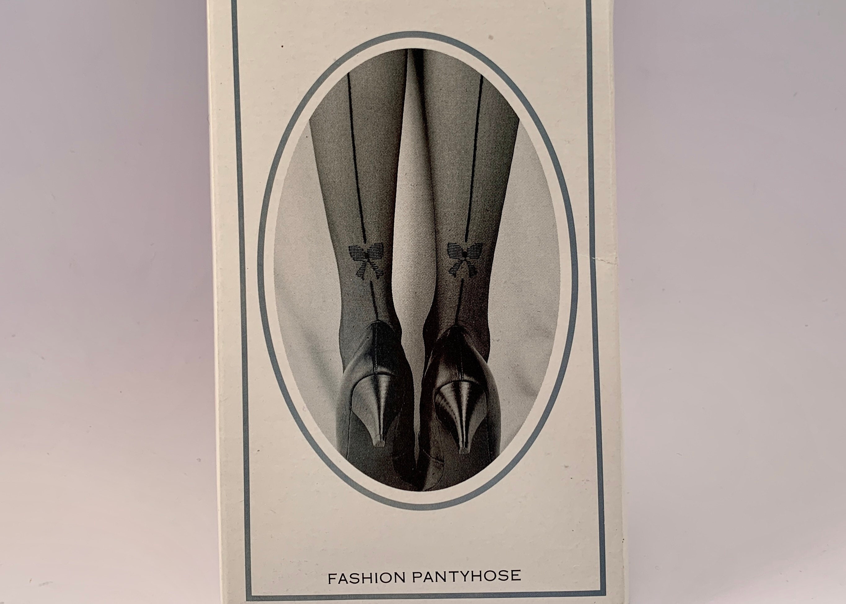 Women's Back Seamed Pantyhose Elegant Retro Vintage Black Sheer