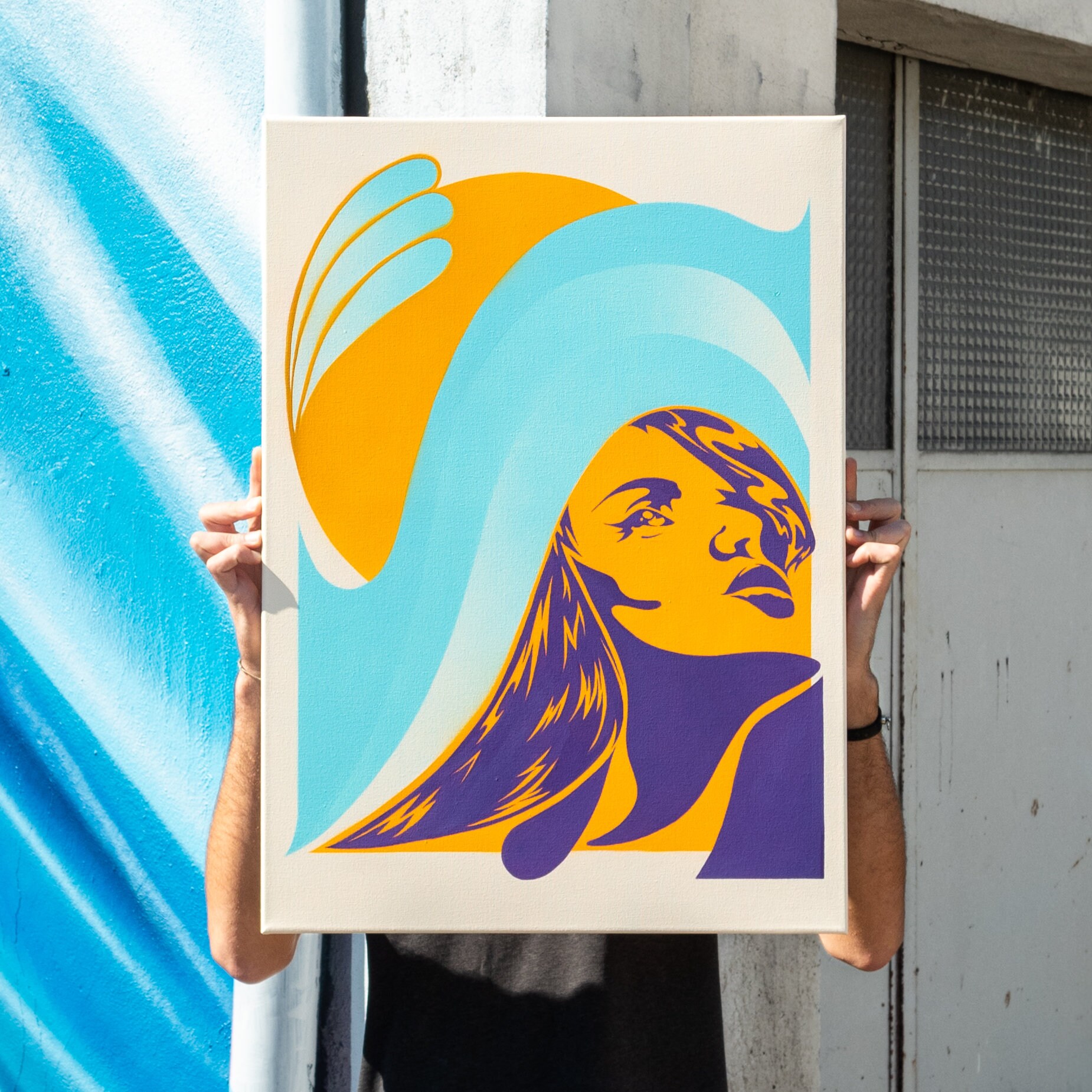 Toile d'artiste Canvas Glow