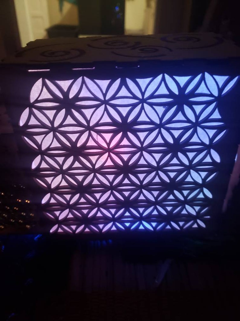 Beautiful Laser Cut multicolored light up lightbox lantern multiple size And design vary