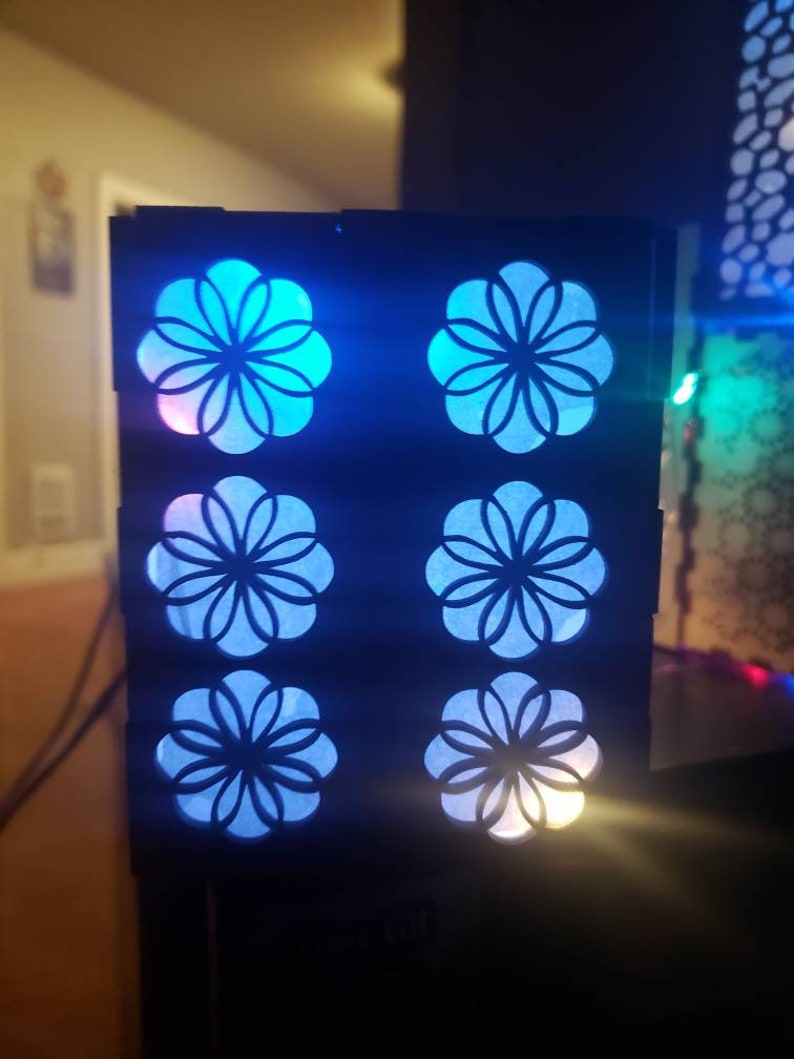 Beautiful Laser Cut multicolored light up lightbox lantern multiple size And design vary