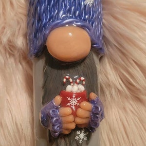 Winter 3D Gnome Tumbler