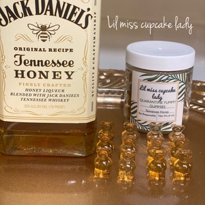 Jack Daniel’s Tennessee Honey Gummy Bear Favors Wedding Favors Party Favors Corporate Gifts