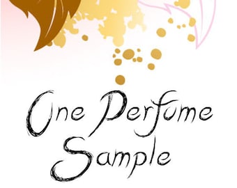 ONE PERFUME SAMPLE: Choose from Rose, Lavender, Jasmine, Seductress, Enchantress, Temptress, Aria di Fiori.1.15 ml vial.