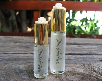 VANILLA PERFUME. Roll-on Perfume with Warm Vanilla Sugar, Amber, Rose, and White Musk. 5 ml or 10 ml.