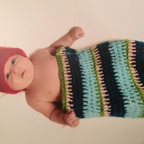 Baby Caterpillar Costume - Newborn Photo Outfit - Newborn Costume - Baby Photo Outfit - Baby Caterpillar