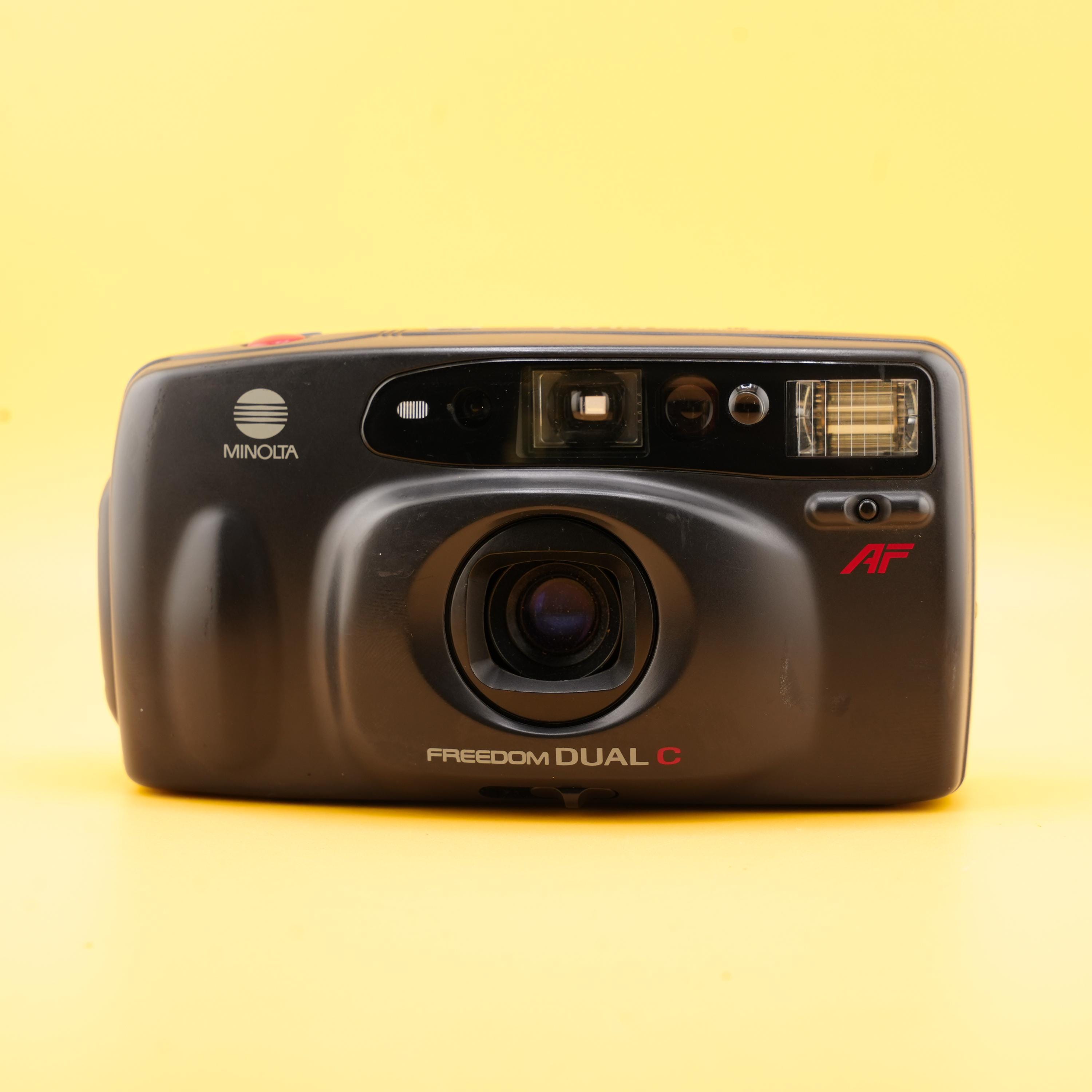 Vintage Minolta Freedom Dual C 35mm Point Shoot Film Camera