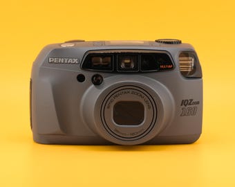 Vintage Pentax IQZoom 160 35mm Point & Shoot Film Camera