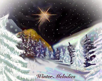 Music CD -"Winter Melodies" - Original Peaceful Piano Solos by Suzanne Davis Harden