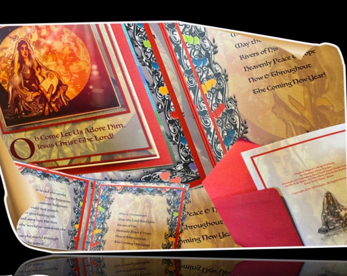 Featured listing image: Christian Christmas Nativity Greeting Card Collection