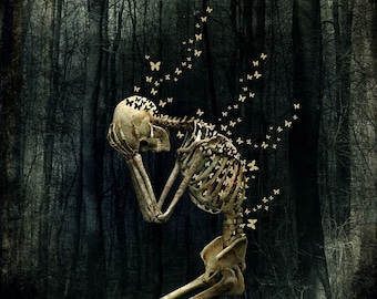 Skeleton Me Print 8x10