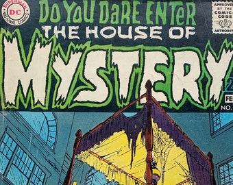 1969 HOUSE OF MYSTERY #178 D.C. Comic book Neal Adams Joe Orlando Sergio Aragonés witches ghosts