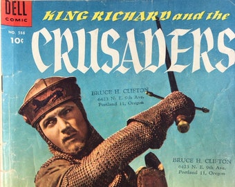 1954 KING RICHARD & The CRUSADERS Dell Comic Book Rex Harrison