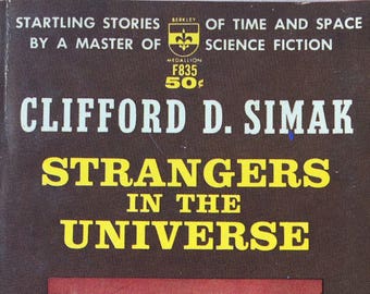 1963 Clifford D. Simak STRANGERS in the UNIVERSE  Science Fiction paperback