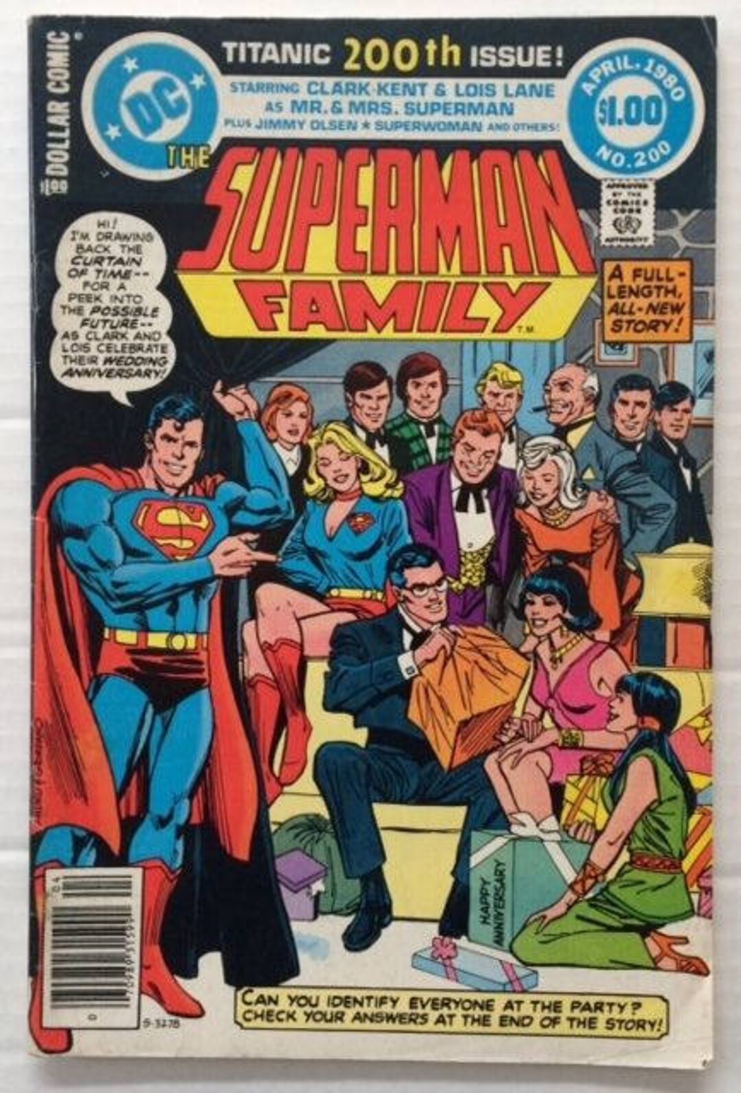 1980 SUPERMAN Family 200 DC Comics COMIC Book Superwoman Lois Lane 
