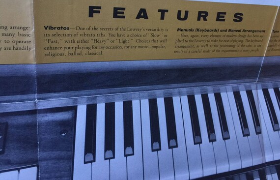 vintage lowrey organ models