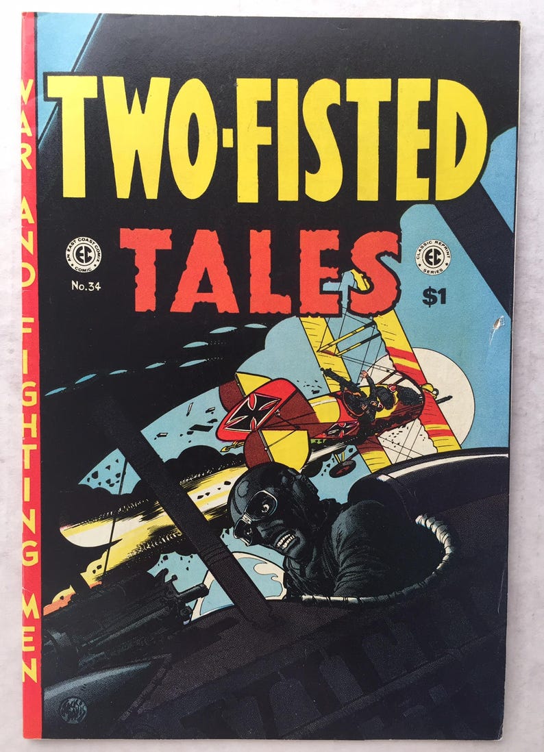 Ec Comics Two Fisted Tales 1974 Reprint Jack Davis Wally Wood George Evans War - 