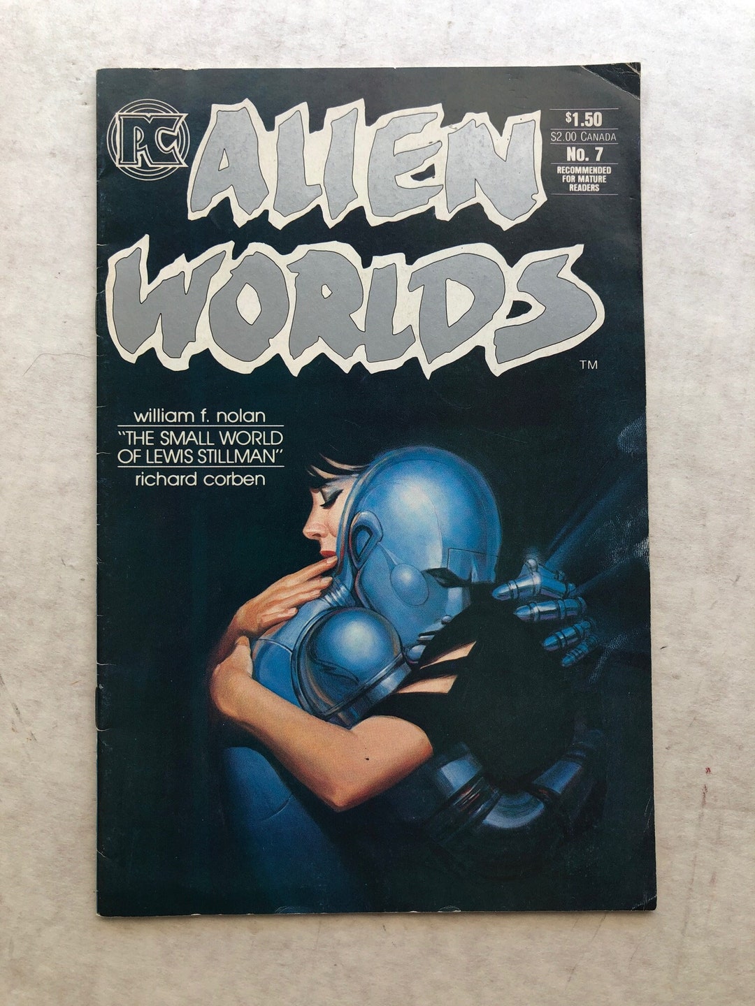 ALIEN WORLDS #7 1984 Comic Richard CORBEN William F. Nolan Science ...