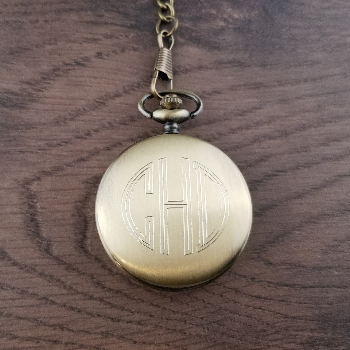 Personalized Pocket Watch Engraved for Free Custom Bronze Old Etsy