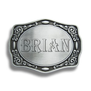 Cowboy Belt Buckle, Personalized Gift, Popular Right Now, Handmade Gift, Engraved Belt Accessory, Customized Gift Free Engraving Name Buckle image 7