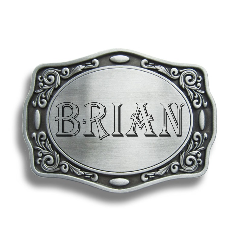 Cowboy Belt Buckle, Personalized Gift, Popular Right Now, Handmade Gift, Engraved Belt Accessory, Customized Gift Free Engraving Name Buckle image 7