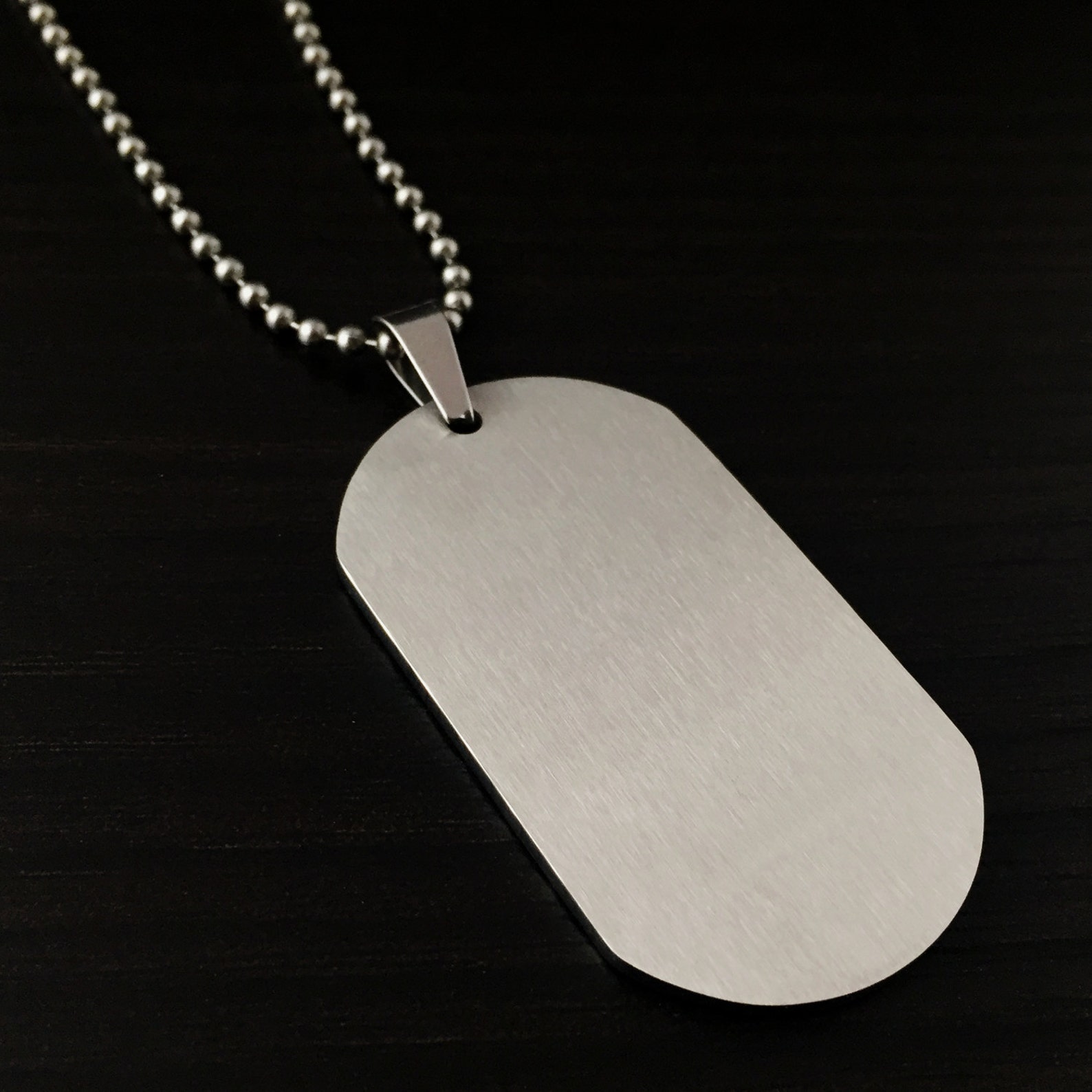 Personalized Dog Tag With Free Engraving Stainless Steel Etsy