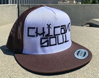 Chicano Soul Trucker Cap Brown/White