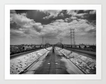 6th St Bridge 9x12" Giclee Archival Print Limited edition of 10