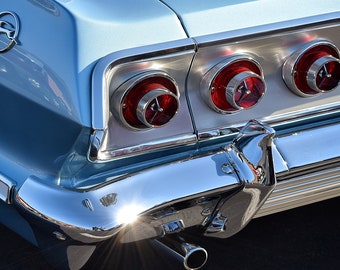 Blue '63 Impala Tail - Etsy